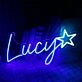 Lucy Neon Sign for Personalized and Whimsical Decor