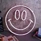 Big Smile Face Neon Sign for Positive and Fun Spaces