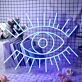 Shining Eye Neon Sign for Mystical and Whimsical Decor
