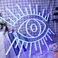 Shining Eye Neon Sign for Mystical and Whimsical Decor
