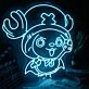 One Piece Character Tony Tony Chopper Neon Sign for Anime Fans