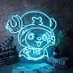 One Piece Character Tony Tony Chopper Neon Sign for Anime Fans