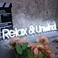 Relax and Unwind Neon Sign for Relaxation and Wellness Spaces