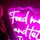 Feed Me Tacos And Tell Me I Am Pretty Neon Sign for Fun and Playful Spaces