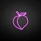 'Peach' neon sign