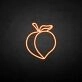 'Peach' neon sign