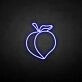 'Peach' neon sign