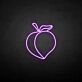 'Peach' neon sign