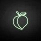 'Peach' neon sign