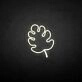 Monstera' neon sign
