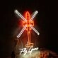 Helicopter By Fly Guns Neon Sign for Aviation Enthusiasts