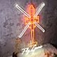Helicopter By Fly Guns Neon Sign for Aviation Enthusiasts