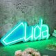 Cuda Green Neon Sign for Car Enthusiasts