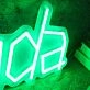 Cuda Green Neon Sign for Car Enthusiasts