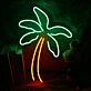 Coconut Tree LED Neon Sign for Tropical and Relaxing Decor