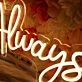 Today And Always Neon Sign for Inspirational and Positive Spaces