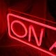 ON AIR RED Custom Neon Sign for Studios and Broadcasting Spaces