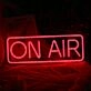 ON AIR RED Custom Neon Sign for Studios and Broadcasting Spaces