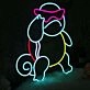 Anime Squirtle Custom Neon Sign for Anime Fans