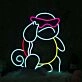 Anime Squirtle Custom Neon Sign for Anime Fans