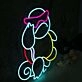 Anime Squirtle Custom Neon Sign for Anime Fans