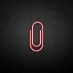 'Clip' neon sign