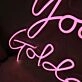 You Are My Golden Hour Pink Neon Sign for Romantic and Positive Spaces