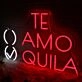 TE AMO TEQUILA Red Neon Sign for Fun and Social Spaces