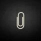 'Clip' neon sign