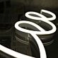 But First Coffee White Neon Sign for Cafes and Coffee Lovers