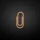 'Clip' neon sign