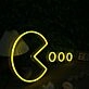 Pac Man Custom Yellow Neon Sign for Retro and Gaming Fans