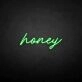 'Honey' neon sign