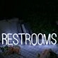 Restrooms White Neon Sign for Businesses and Public Spaces