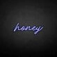 'Honey' neon sign