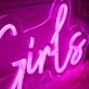 Let Us Go Girls Pink Neon Sign for Fun and Playful Spaces