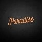 Paradise' neon sign