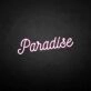 Paradise' neon sign