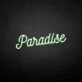 Paradise' neon sign