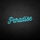 Paradise' neon sign