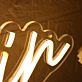 Love Is In The Hair Yellow Neon Sign for Beauty Salons