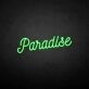 Paradise' neon sign