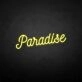 Paradise' neon sign