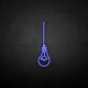 'Bulb' neon sign