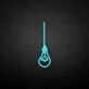 'Bulb' neon sign