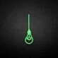 'Bulb' neon sign