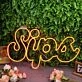 Sips Orange Neon Sign for Fun and Social Spaces