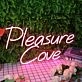 Pleasure Cove Pink Neon Sign for Relaxation and Fun Spaces