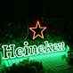 Heineken Green Neon Sign for Beer Lovers and Bars
