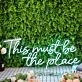 This Must Be The Place Blue Neon Sign for Positive and Fun Spaces